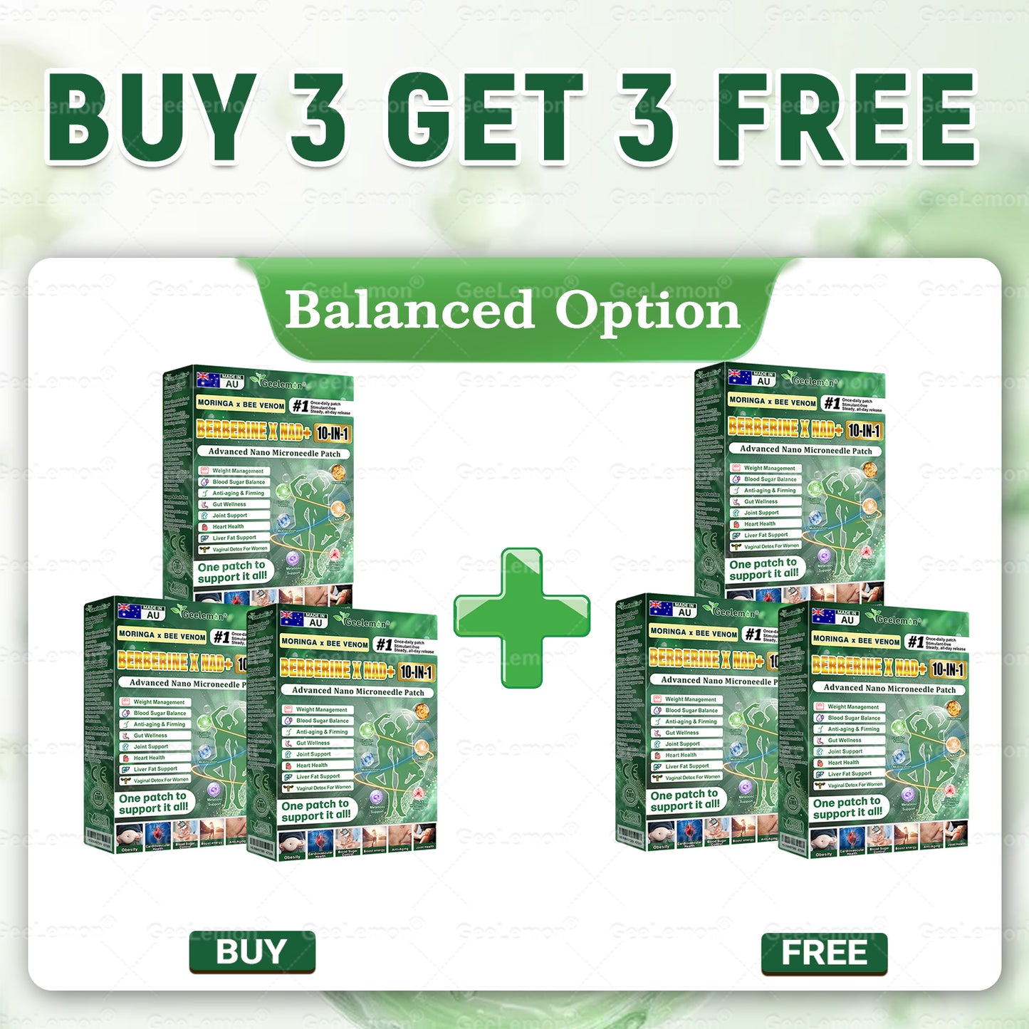 Official AUS Store 🇦🇺  | 🧑‍⚕️🩺 𝐆𝐞𝐞𝐋𝐞𝐦𝐨𝐧® Moringa · Berberine × NAD+ 𝟏𝟎-𝐢𝐧-𝟏 𝐀𝐝𝐯𝐚𝐧𝐜𝐞𝐝 𝐍𝐚𝐧𝐨 𝐌𝐢𝐜𝐫𝐨𝐧𝐞𝐞𝐝𝐥𝐞 𝐏𝐚𝐭𝐜𝐡 — 𝐎𝐧𝐜𝐞 𝐃𝐚𝐢𝐥𝐲, 𝐕𝐢𝐬𝐢𝐛𝐥𝐞 𝐑𝐞𝐬𝐮𝐥𝐭𝐬 𝐢𝐧 𝟕 𝐃𝐚𝐲𝐬
