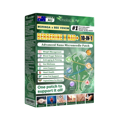 Official AUS Store 🇦🇺  | 🧑‍⚕️🩺 𝐆𝐞𝐞𝐋𝐞𝐦𝐨𝐧® Moringa · Berberine × NAD+ 𝟏𝟎-𝐢𝐧-𝟏 𝐀𝐝𝐯𝐚𝐧𝐜𝐞𝐝 𝐍𝐚𝐧𝐨 𝐌𝐢𝐜𝐫𝐨𝐧𝐞𝐞𝐝𝐥𝐞 𝐏𝐚𝐭𝐜𝐡 — 𝐎𝐧𝐜𝐞 𝐃𝐚𝐢𝐥𝐲, 𝐕𝐢𝐬𝐢𝐛𝐥𝐞 𝐑𝐞𝐬𝐮𝐥𝐭𝐬 𝐢𝐧 𝟕 𝐃𝐚𝐲𝐬
