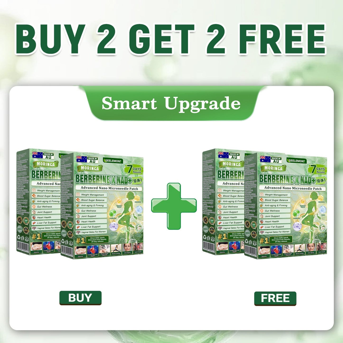 Geelemon® 𝗠𝗼𝗿𝗶𝗻𝗴𝗮 × 𝗕𝗲𝗿𝗯𝗲𝗿𝗶𝗻𝗲 × 𝗔𝗠𝗣𝗞 𝟭𝟬-𝗶𝗻-𝟭 𝗠𝗲𝘁𝗮𝗯𝗼𝗹𝗶𝗰 𝗦𝘂𝗽𝗽𝗼𝗿𝘁 𝗡𝗮𝗻𝗼 𝗠𝗶𝗰𝗿𝗼𝗻𝗲𝗲𝗱𝗹𝗲 𝗣𝗮𝘁𝗰𝗵 (𝐉𝐮𝐬𝐭 𝐨𝐧𝐜𝐞 𝐚 𝐝𝐚𝐲, 𝐯𝐢𝐬𝐢𝐛𝐥𝐞 𝐜𝐡𝐚𝐧𝐠𝐞𝐬 𝐢𝐧 𝟕 𝐝𝐚𝐲𝐬） ✅ 𝐅𝐨𝐫 𝐨𝐛𝐞𝐬𝐢𝐭𝐲, 🅛🅞🅞🅢🅔 🅢🅚🅘🅝,𝐝𝐢𝐚𝐛𝐞𝐭𝐞𝐬, 𝐬𝐥𝐞𝐞𝐩 𝐚𝐩𝐧𝐞𝐚, 𝐣𝐨𝐢𝐧𝐭 𝐢𝐬𝐬𝐮𝐞𝐬, 𝐚𝐧𝐝 𝐦𝐨𝐫𝐞🌟